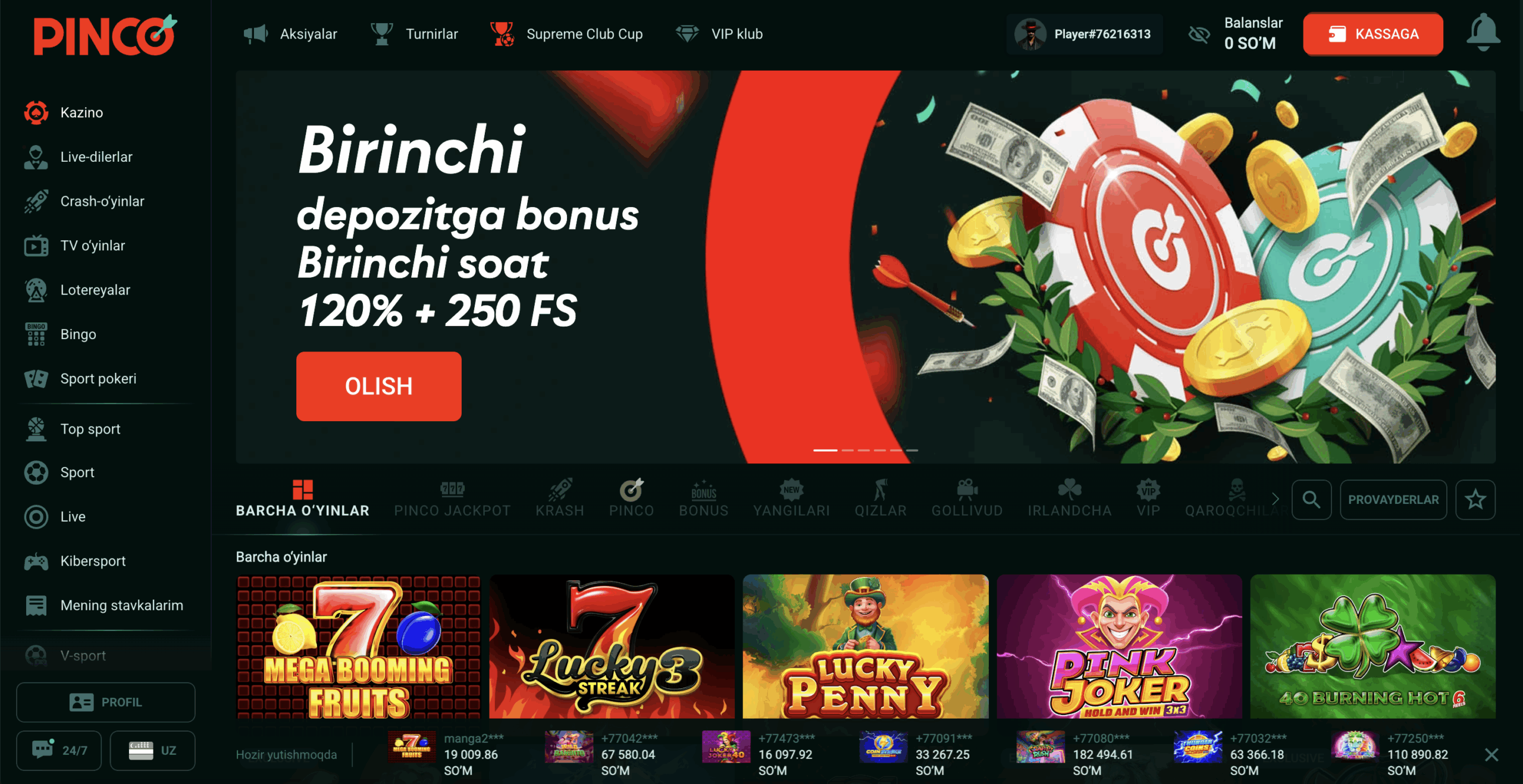pinco casino online pinco casino online